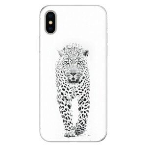 Silikónové puzdro iSaprio - White Jaguar - iPhone X