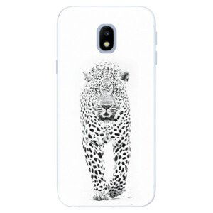 Silikónové puzdro iSaprio - White Jaguar - Samsung Galaxy J3 2017