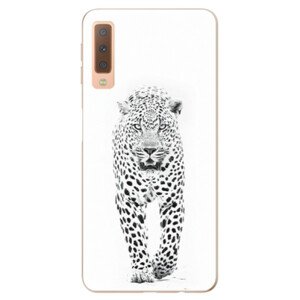 Odolné silikónové puzdro iSaprio - White Jaguar - Samsung Galaxy A7 (2018)