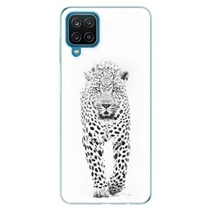 Odolné silikónové puzdro iSaprio - White Jaguar - Samsung Galaxy A12