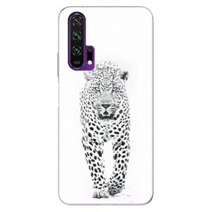 Odolné silikónové puzdro iSaprio - White Jaguar - Honor 20 Pro