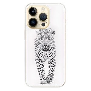 Odolné silikónové puzdro iSaprio - White Jaguar - iPhone 14 Pro