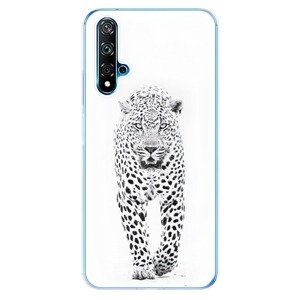 Odolné silikónové puzdro iSaprio - White Jaguar - Huawei Nova 5T