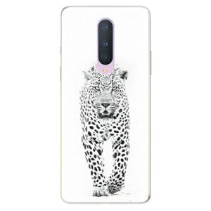 Odolné silikónové puzdro iSaprio - White Jaguar - OnePlus 8