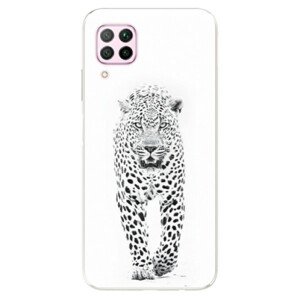 Odolné silikónové puzdro iSaprio - White Jaguar - Huawei P40 Lite