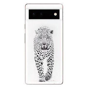 Odolné silikónové puzdro iSaprio - White Jaguar - Google Pixel 6 5G