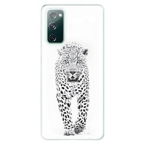 Odolné silikónové puzdro iSaprio - White Jaguar - Samsung Galaxy S20 FE