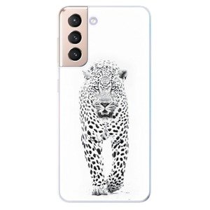 Odolné silikónové puzdro iSaprio - White Jaguar - Samsung Galaxy S21