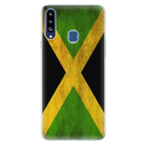 Odolné silikónové puzdro iSaprio - Flag of Jamaica - Samsung Galaxy A20s