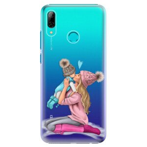 Plastové puzdro iSaprio - Kissing Mom - Blond and Boy - Huawei P Smart 2019