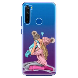 Plastové puzdro iSaprio - Kissing Mom - Blond and Boy - Xiaomi Redmi Note 8T