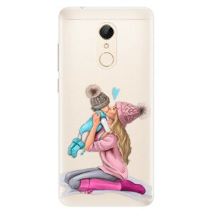 Silikónové puzdro iSaprio - Kissing Mom - Blond and Boy - Xiaomi Redmi 5