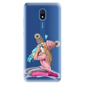 Odolné silikónové puzdro iSaprio - Kissing Mom - Blond and Boy - Xiaomi Redmi 8A