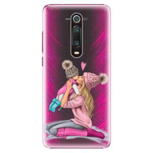 Plastové puzdro iSaprio - Kissing Mom - Blond and Girl - Xiaomi Mi 9T