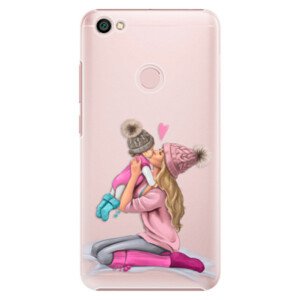 Plastové puzdro iSaprio - Kissing Mom - Blond and Girl - Xiaomi Redmi Note 5A / 5A Prime