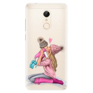 Silikónové puzdro iSaprio - Kissing Mom - Blond and Girl - Xiaomi Redmi 5