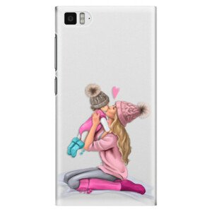 Plastové puzdro iSaprio - Kissing Mom - Blond and Girl - Xiaomi Mi3