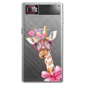 Plastové puzdro iSaprio - Lady Giraffe - Lenovo Z2 Pro