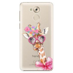 Plastové puzdro iSaprio - Lady Giraffe - Huawei Nova Smart