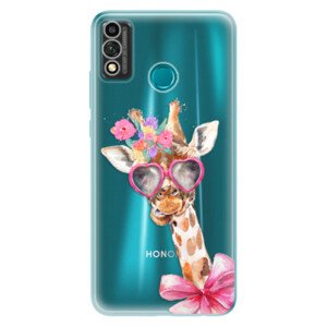 Odolné silikónové puzdro iSaprio - Lady Giraffe - Honor 9X Lite