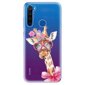 Odolné silikónové puzdro iSaprio - Lady Giraffe - Xiaomi Redmi Note 8T