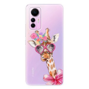 Odolné silikónové puzdro iSaprio - Lady Giraffe - Xiaomi 12 Lite