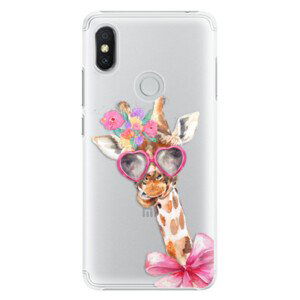 Plastové puzdro iSaprio - Lady Giraffe - Xiaomi Redmi S2