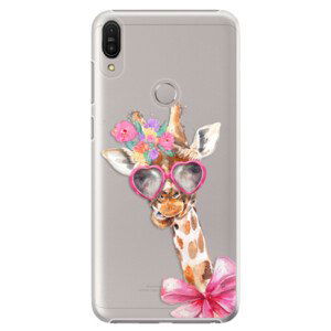 Plastové puzdro iSaprio - Lady Giraffe - Asus Zenfone Max Pro ZB602KL