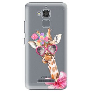 Plastové puzdro iSaprio - Lady Giraffe - Asus ZenFone 3 Max ZC520TL