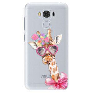 Plastové puzdro iSaprio - Lady Giraffe - Asus ZenFone 3 Max ZC553KL