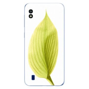 Odolné silikónové puzdro iSaprio - Green Leaf - Samsung Galaxy A10