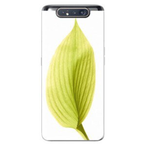 Odolné silikónové puzdro iSaprio - Green Leaf - Samsung Galaxy A80