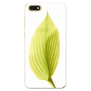 Odolné silikónové puzdro iSaprio - Green Leaf - Huawei Honor 7S