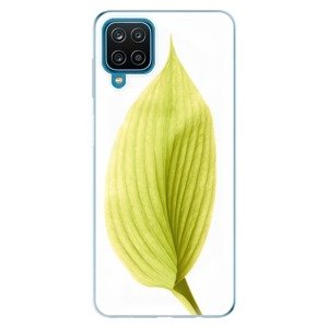 Odolné silikónové puzdro iSaprio - Green Leaf - Samsung Galaxy A12