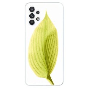 Odolné silikónové puzdro iSaprio - Green Leaf - Samsung Galaxy A32 5G