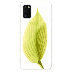 Odolné silikónové puzdro iSaprio - Green Leaf - Samsung Galaxy A41