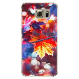 Plastové puzdro iSaprio - Autumn Leaves 02 - Samsung Galaxy S6