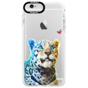 Silikónové púzdro Bumper iSaprio - Leopard With Butterfly - iPhone 6 Plus/6S Plus