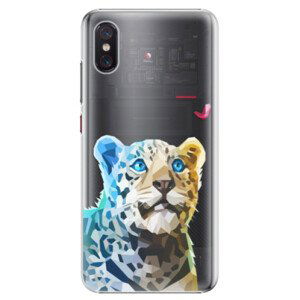 Plastové puzdro iSaprio - Leopard With Butterfly - Xiaomi Mi 8 Pro