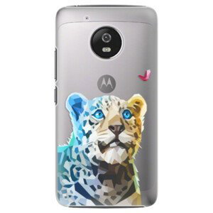 Plastové puzdro iSaprio - Leopard With Butterfly - Lenovo Moto G5