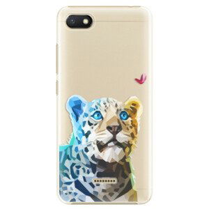 Plastové puzdro iSaprio - Leopard With Butterfly - Xiaomi Redmi 6A