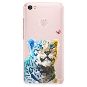 Plastové puzdro iSaprio - Leopard With Butterfly - Xiaomi Redmi Note 5A / 5A Prime