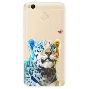 Odolné silikónové puzdro iSaprio - Leopard With Butterfly - Xiaomi Redmi 4X