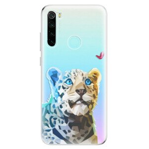 Odolné silikónové puzdro iSaprio - Leopard With Butterfly - Xiaomi Redmi Note 8