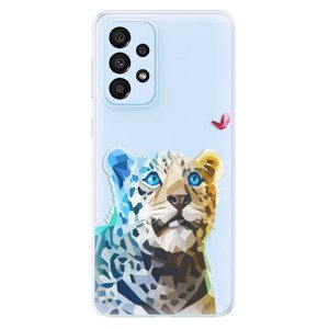 Odolné silikónové puzdro iSaprio - Leopard With Butterfly - Samsung Galaxy A33 5G