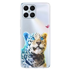 Odolné silikónové puzdro iSaprio - Leopard With Butterfly - Honor X8