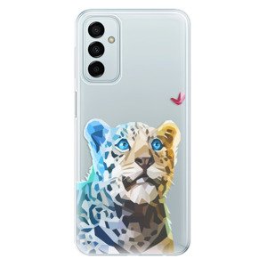 Odolné silikónové puzdro iSaprio - Leopard With Butterfly - Samsung Galaxy M23 5G