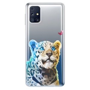 Odolné silikónové puzdro iSaprio - Leopard With Butterfly - Samsung Galaxy M31s