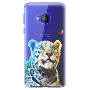 Plastové puzdro iSaprio - Leopard With Butterfly - HTC U Play