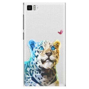 Plastové puzdro iSaprio - Leopard With Butterfly - Xiaomi Mi3